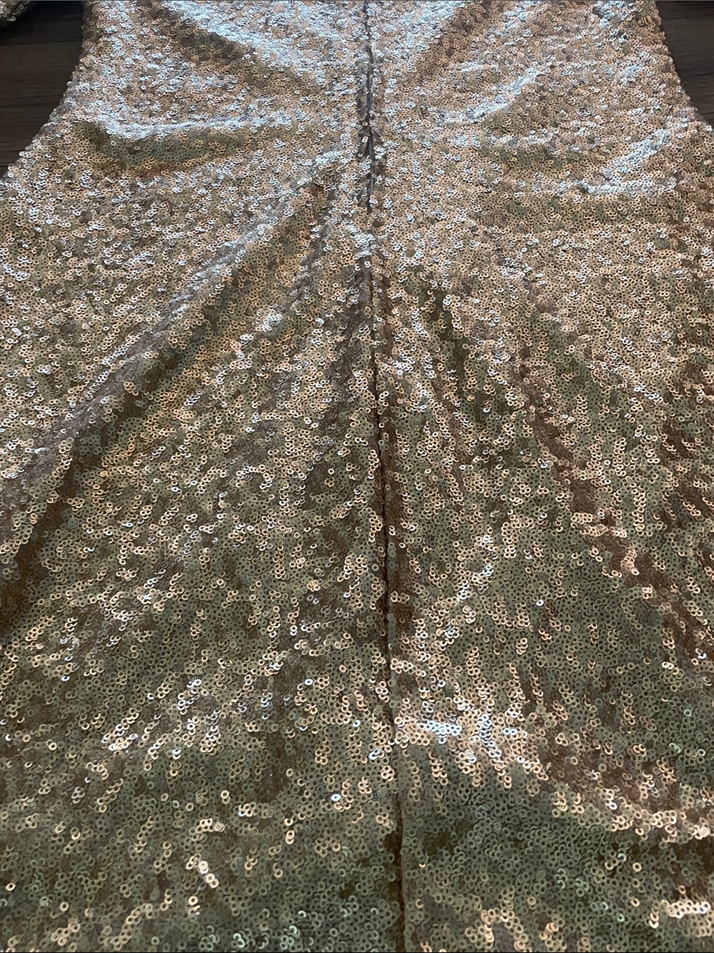 Ruby Rox Metallic Gold Sequin Top - Picture 6 of 7